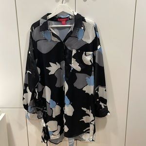 Tunic top, long, size L
